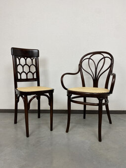 elegantné kreslá a stolíky Thonet 1900-1930 - 6
