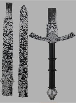 Halloween kostym - Pan prstenov - Nazgul +meč - 6