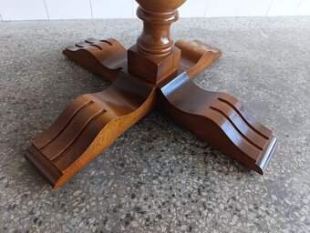 Rustikální konferenční stolek, nábytek z masívu, stůl - 6