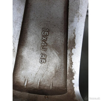 Hliníkové Mitsubishi disky 4x100 R15 4J-5J ET35 - 6