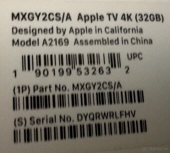 Apple TV 4K (2. generácia) A2169 32GB - 6