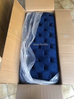 Luxusna Glamou chesterfield taburet / lavica 120 cm - 65% - 6