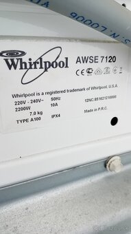 Predám funkčnú práčku whirlpool AWSE7120 - 6