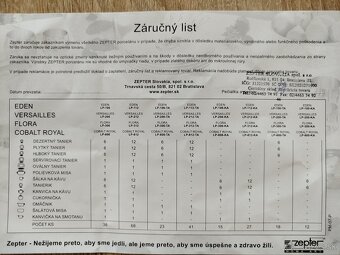 Predaj Versailles - kompletna obedova suprava - 6