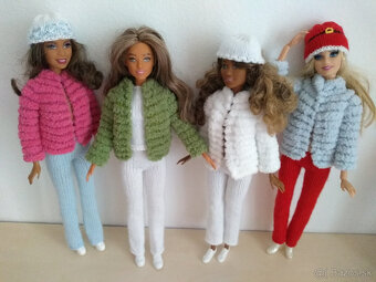 Zimné šaty pre bábiky barbie ken chelsea evi skiper bábo - 6