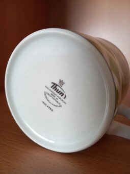 Starý porcelánový hrnček Thun 7x8 cm - bez vád - 6