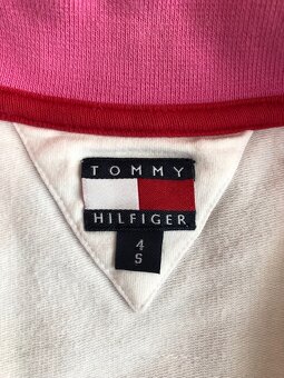 TOMMY HILFIGER - dámsky/dievčenský ružový bavlnený svetrík - 6