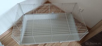 Klietka pre zajaca/morča 90x50cm s príslušenstvom - 6