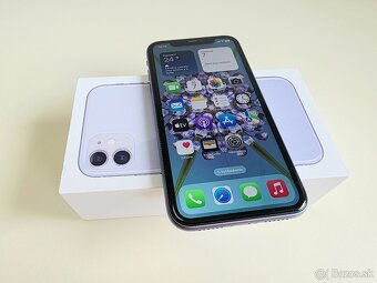 APPLE IPHONE 11 128GB PURPLE TOP STAV,ZDRAVIE BATERKY 100% - 6