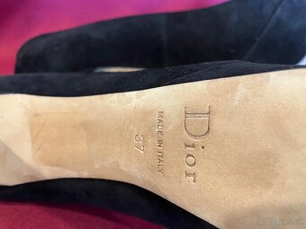 Lodičky z brúsenej kože Christian Dior 37 - 6