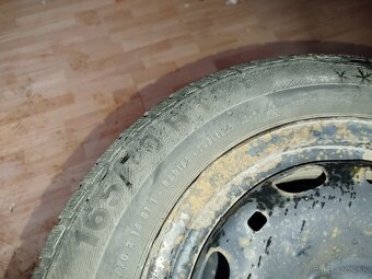 Plechové disky s pneumatikami na fabia 1 165/70 R14 - 6
