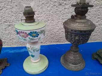 Petrolejová,bakelitová,industriálna ,železničiarska lampa. - 6