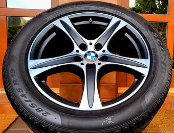 alu R19 5x120, zimné pneu, dvojrozmer, BMW X6 /+X5/ - 6