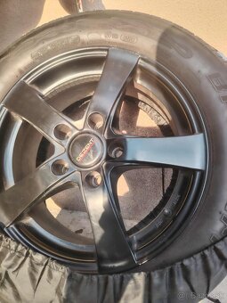 Predám hliníkové elektróny Dezent a pneumatiky BFGoodriech. - 6