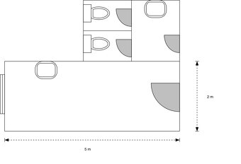 Priestor s umývadlom - 10 m2 - Moyzesova, Košice - 6