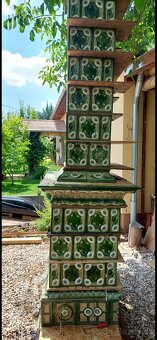 Kachlova pec starožitná - 6