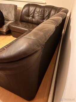 Koženný rozkladací gauč - 6