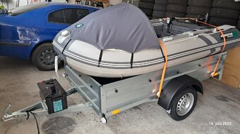 Čln Gladiator C 330 AL s elektromotorom Haibo a prívesom - 6
