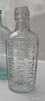 Staré reliéfne fľaše – lekárenské a pivné, 19./20. storočie - 6