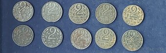 Zbierka mincí - Rakúsko Uhorsko prvá a druhá emisia - upr - 6