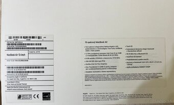 Macbook Air 13, 13,3 palca, i3, 8GB Ram, 256GB - 6