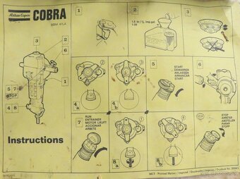 Benzínová vŕtačka Atlas Copco Cobra BBM 47 LA - 6