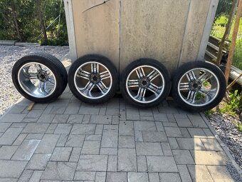 Chrómové Alu disky Volkswagen penu 275/45R20 Dunlop - 6