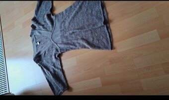 H&M nový teplí úetový kardigán šaty S/M - 6