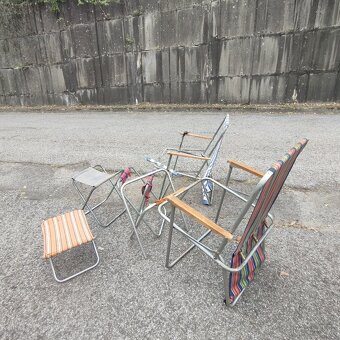 Retro stoličky na renováciu,všetky spolu za 7 eur - 6