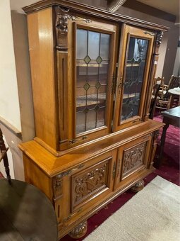 komoda, masiv, sklo, bazar, v 167 cm, s140 cm, h47 cm - 6