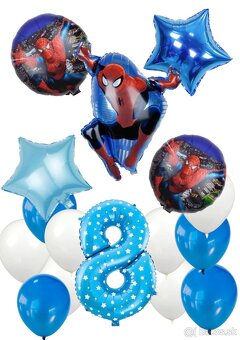 Nové veľké balóny Spiderman 78cm- sada AŽ 15/16 kusov - 6