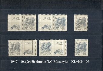 Poštové známky Československo 7 - 6