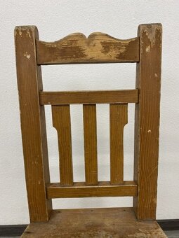 Ľudové stoličky set 4ks - 6