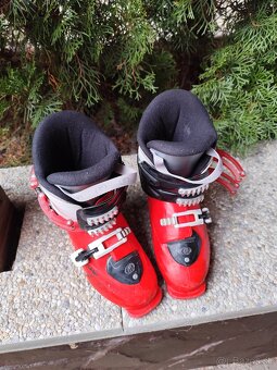 Detské lyže 90 + lyžiarky 21,5 - 6