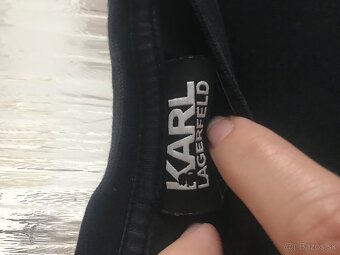 KARL LAGERFELD originál black damske tricko S/M - 6