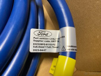 Nabíjací elektrický kábel Ford 8 metrový úplne nový 2493189 - 6
