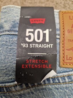 Džíny Levi's 501 '93 W34 L34-44x83x107x20 cm n669 - 6