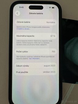 Predam iphone 15 PRO 1TB - TOP STAV - 6