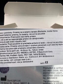 Bionette svetelna terapia na liečbu alergie nova - 6