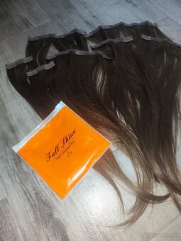100% human hair príčesok - 6
