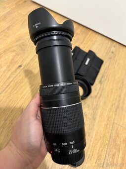 Teleobjektív Canon EF 75-300mm f4-5.6 + príslušenstvo - 6