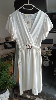 Čierny nový dámsky kabát - 6