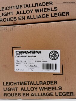 Nové Kia Carmani Ludwig 7,5X17 ET48 5x114,3 Alu 1224 - 6