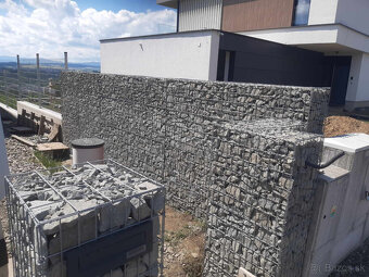 Gabion, Gabiony, Ploty z gabionov, Gabionové oporné múry - 6