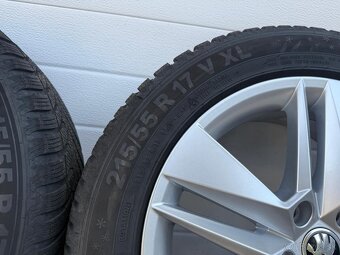 ORIGINAL ŠKODA SUPERB 3 DISKY 5x112 R17 215/55 R17 ZIMA - 6