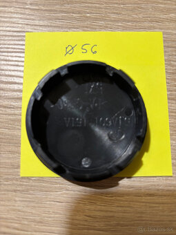 Stredové krytky (pukličky) Kia-priemer 58,56 mm čierné/sivé - 6