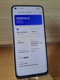 Realme 8 Pro Dual SIM 6GB+6GB/128GB 108Mpx 4K Ultra HD - 6