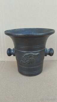 Starý válečný litinový mažiar s dělem r.1914-1916 - 6