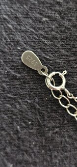 Preciosa srdce crystals náhrdelník strieborný - 6