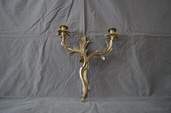 Mosadzné nástenné svietniky - 6